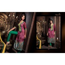 2006 PURPLE AND GREEN MASKEEN SENORA BY MAISHA PARTY WEAR SALWAR SUIT